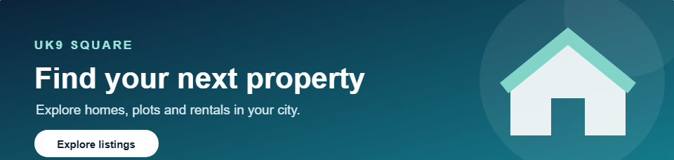 Explore property listings with UK9 Square